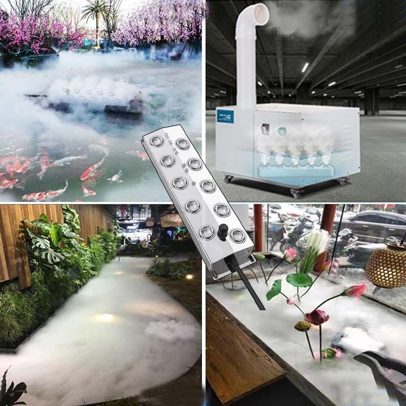 Jual Mist maker 10/12 mata Pengembun Humifider Terbaru Mesin Kabut Mist ...
