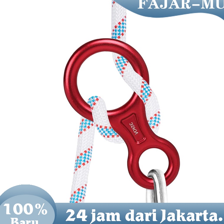 Jual KODE A29X Figure 8 Descender 35KN Carabiner Climbing Safety Rock