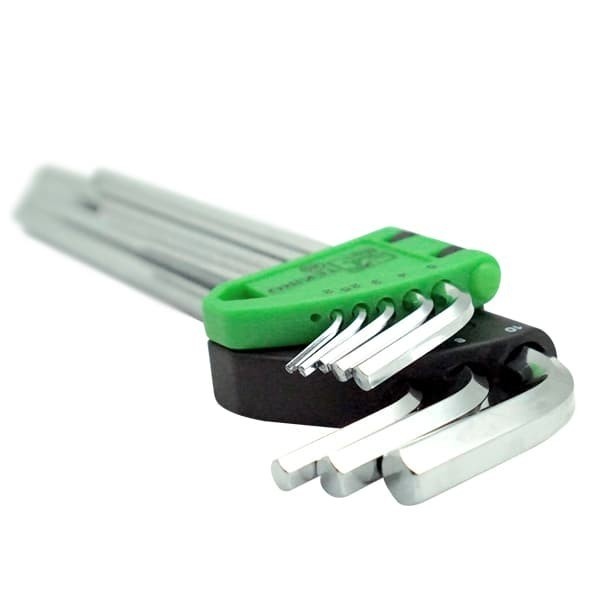 Jual TEKIRO Kunci L Panjang 8 Pcs Hex Key Long 2mm - 10mm CR-V Kunci L ...