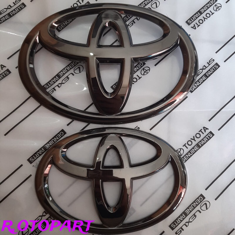 Jual Logo Emblem TOYOTA FORTUNER GR VRZ TRD 2016 sampai 2024 BLACK ...