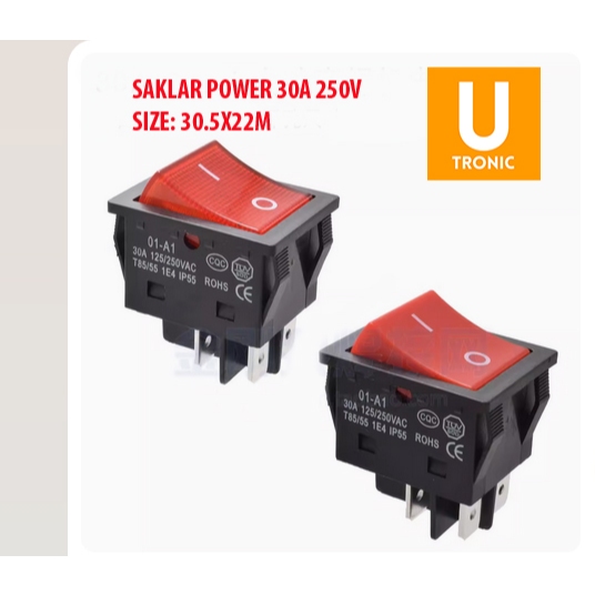 Jual Saklar ON OFF 30A 250V 4 PIN for welding machines,(8326) | Shopee ...
