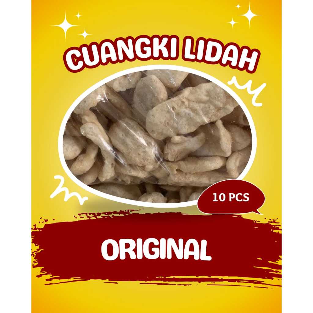 Jual Cuanki Lidah Pcs Jumbo Renyah Gurih Topping Baso Aci Cuanki Seblak Shopee Indonesia