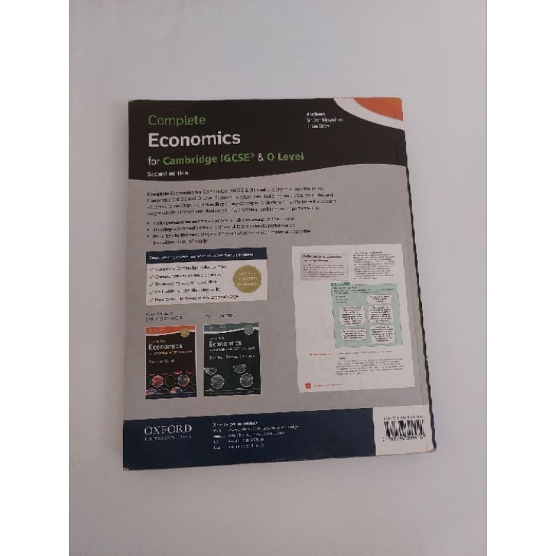 Jual Preloved Book Complete Economics for Cambridge IGCSE and O Level ...