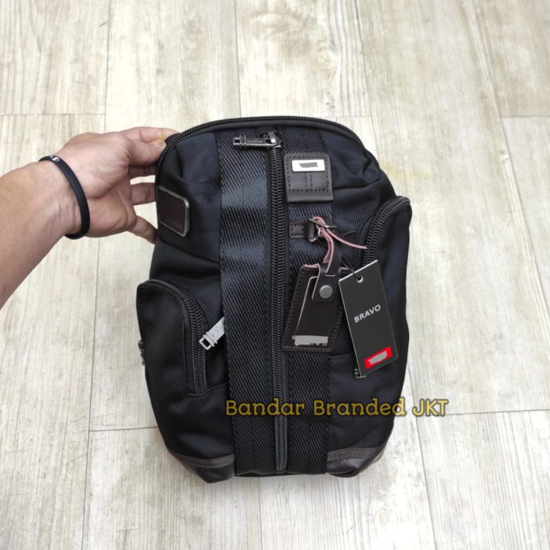 Jual Tas Selempang Pria Branded Saratoga Sling Bag Alpha Bravo Black Shopee Indonesia