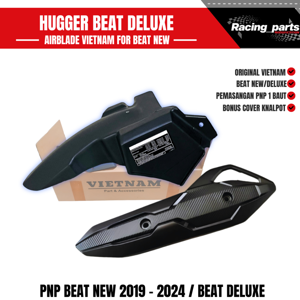 Jual Hugger Beat Deluxe Spakbor Kolong Beat New Huger Scoopy New