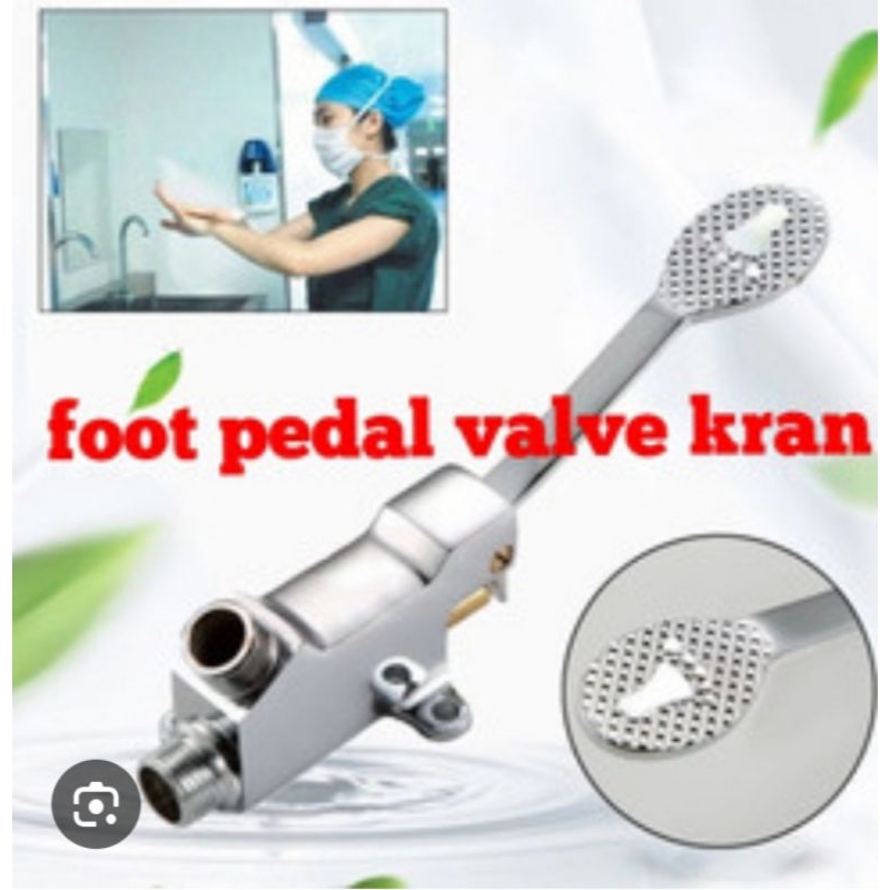 Jual keran injak keran basin injak keran wastafel pedal kran injak ...