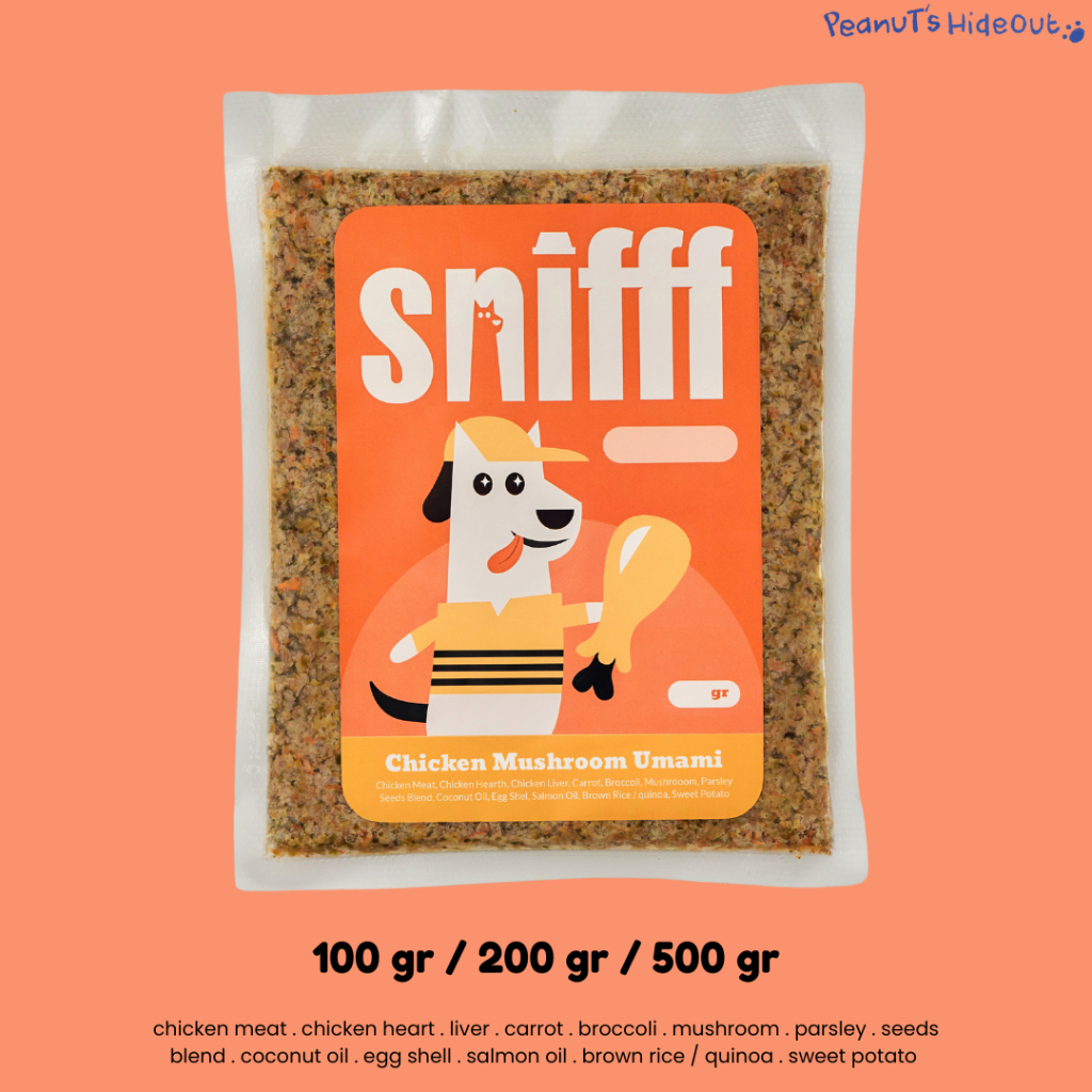 Jual Chicken Mushroom Umami | Sniff : Cooked Dog Food (Makanan Anjing ...