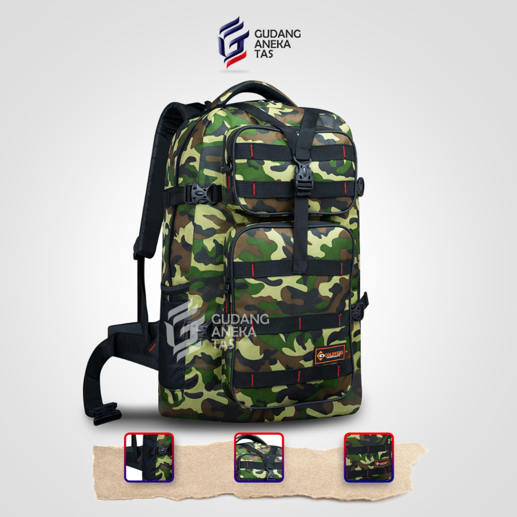 Jual GOLDVERS Ransel Tactical ARMY BRAND Tas Mudik Sport Olahraga ...