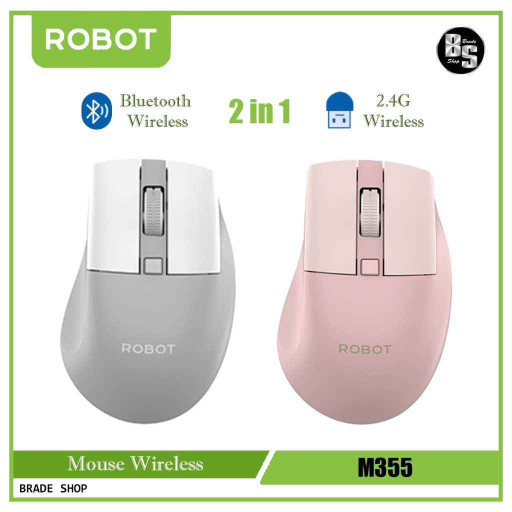 Jual Mouse Wireless Robot In Bluetooth G Optical Mouse Nyaman