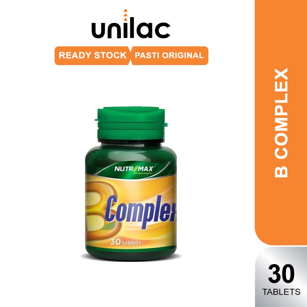 Jual Nutrimax B Complex | Vitamin B Kompleks 30 Tablet - Multivitamin ...