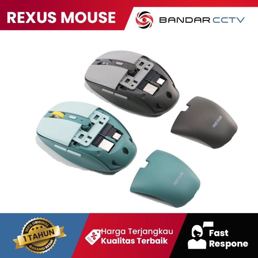 Jual Rexus Nava Q10 Wireless Bluetooth Gaming Mouse | Shopee Indonesia