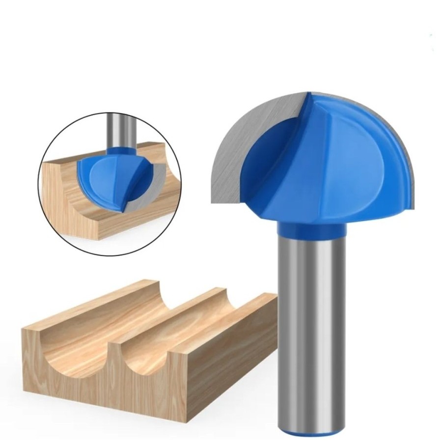 Jual Mata Profil Router Setengah Lingkaran Round Nose Bottom Shank 1/2 ...