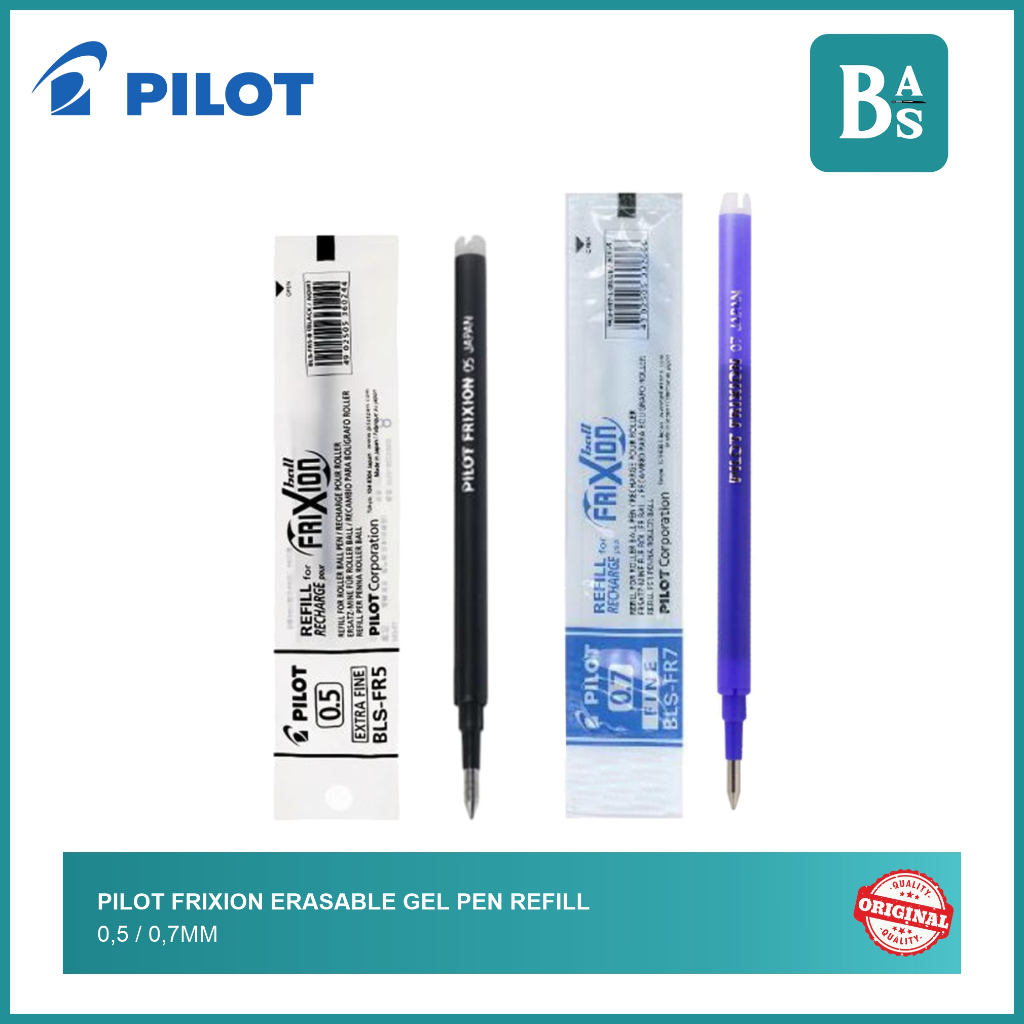 Pilot FriXion Erasable Gel Pen Refill 0,5 0,7mm