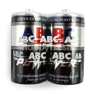 Jual Baterai ABC Hitam Power R14 Isi 2 | Shopee Indonesia