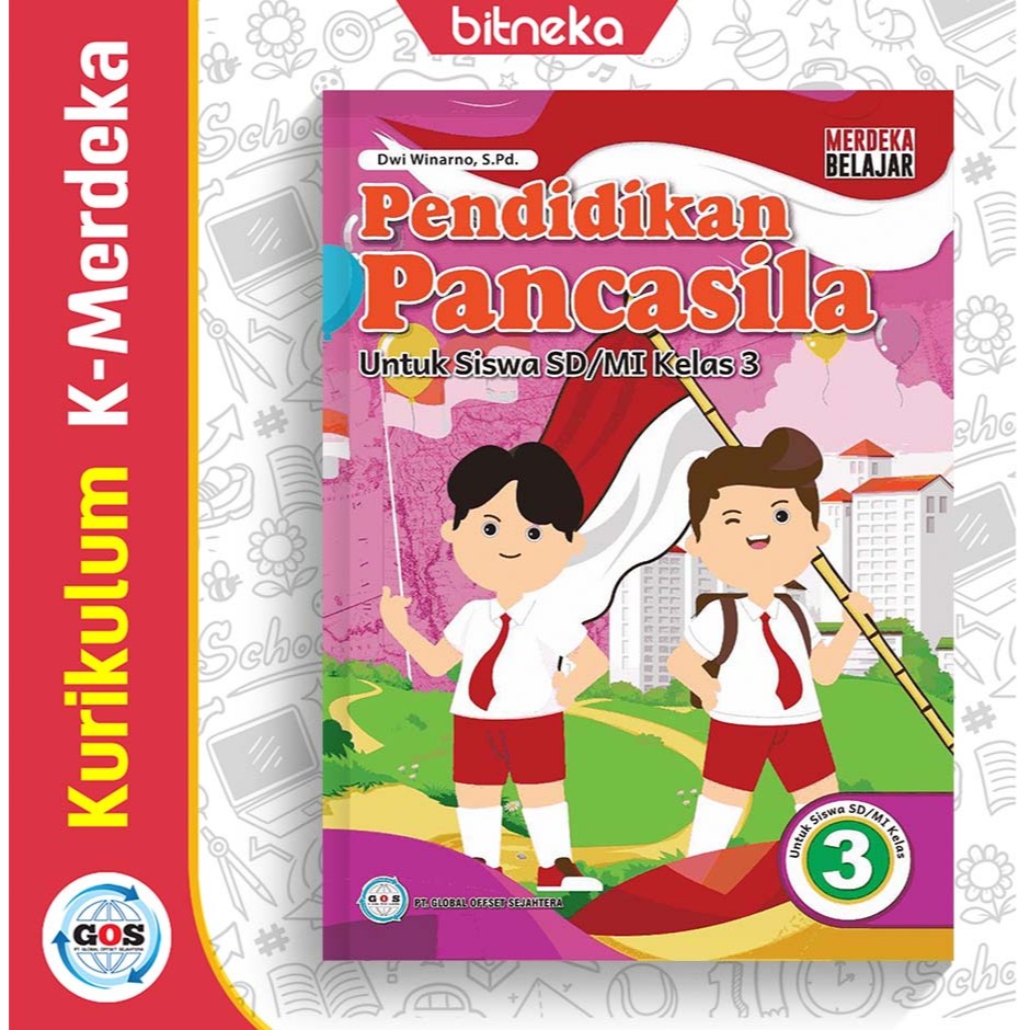 Jual Buku Siswa Pendidikan Pancasila SD/MI Kelas 3 Kurikulum Merdeka ...