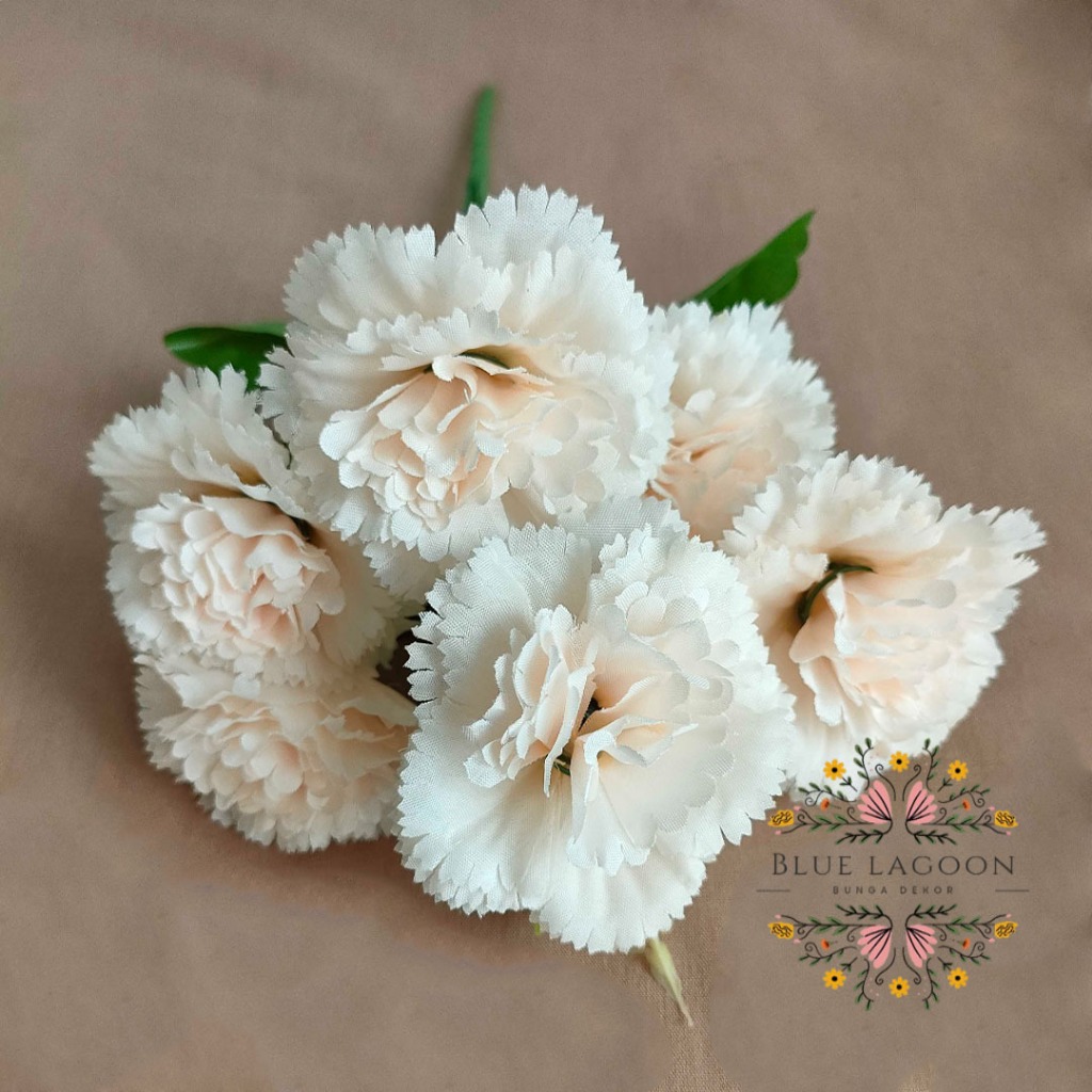 Jual Artificial Spring Dianthus x6 Bunga Carnation Bunga Artificial ...