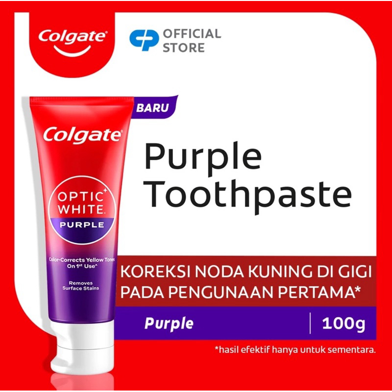 Colgate Optic White Purple - Pasta Gigi Pemutih