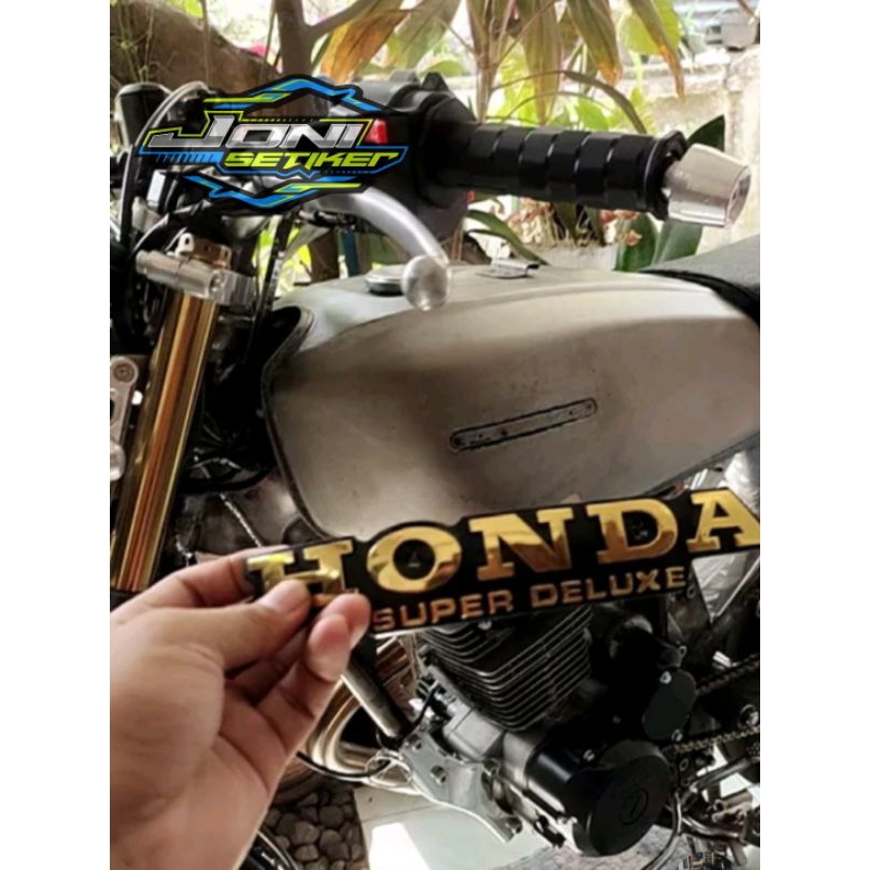 Jual Emblem Tengki Honda GL 100 Logo tengki Honda GL super deluxe ...