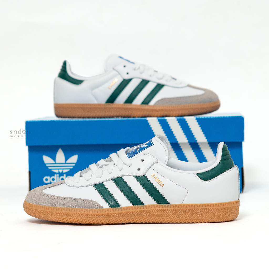 Jual Adidas Samba OG White Collegiate Green Gum BNIB AUTHENTIC | Shopee ...