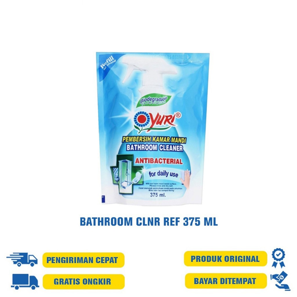 Jual YURI BATHROOM CLEANER REFF 375ML | Shopee Indonesia