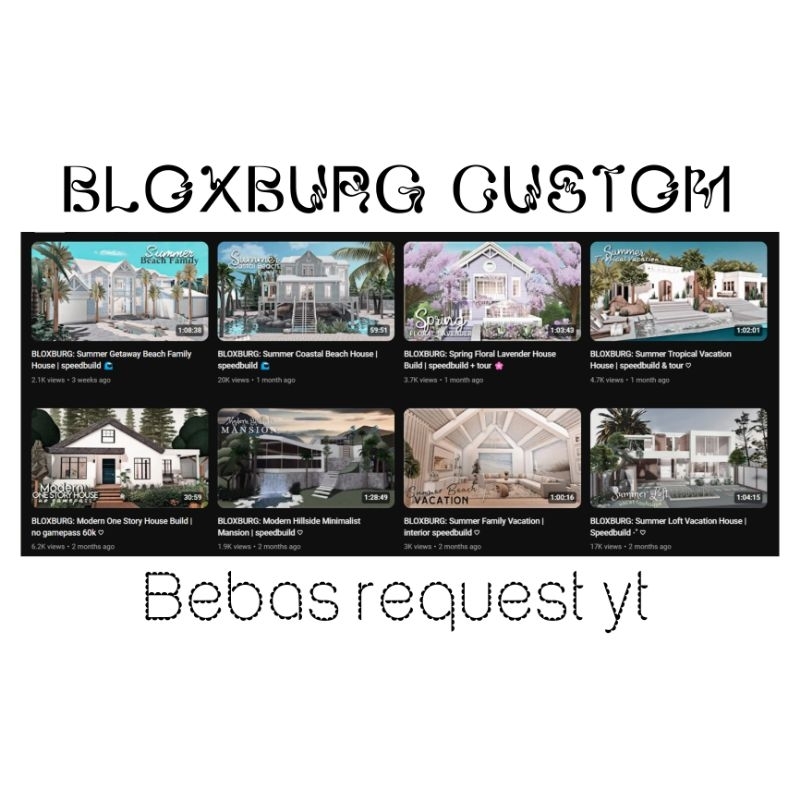 Jual Bloxburg Custom Build | Shopee Indonesia