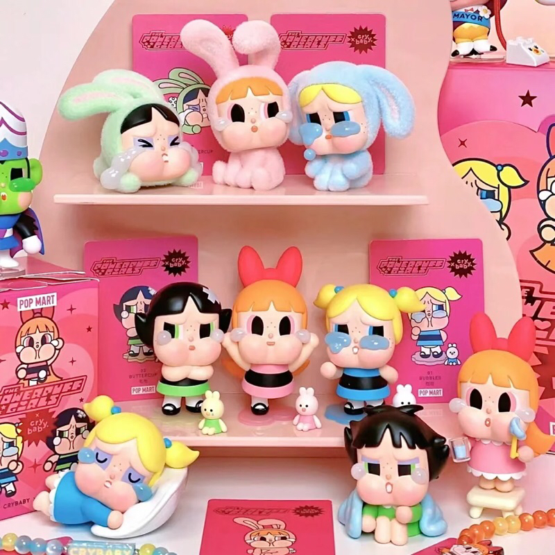 Jual POP MART CRYBABY POWERPUFF GIRLS FIGURE BLIND BOX SERIES PPG MOLLY ...