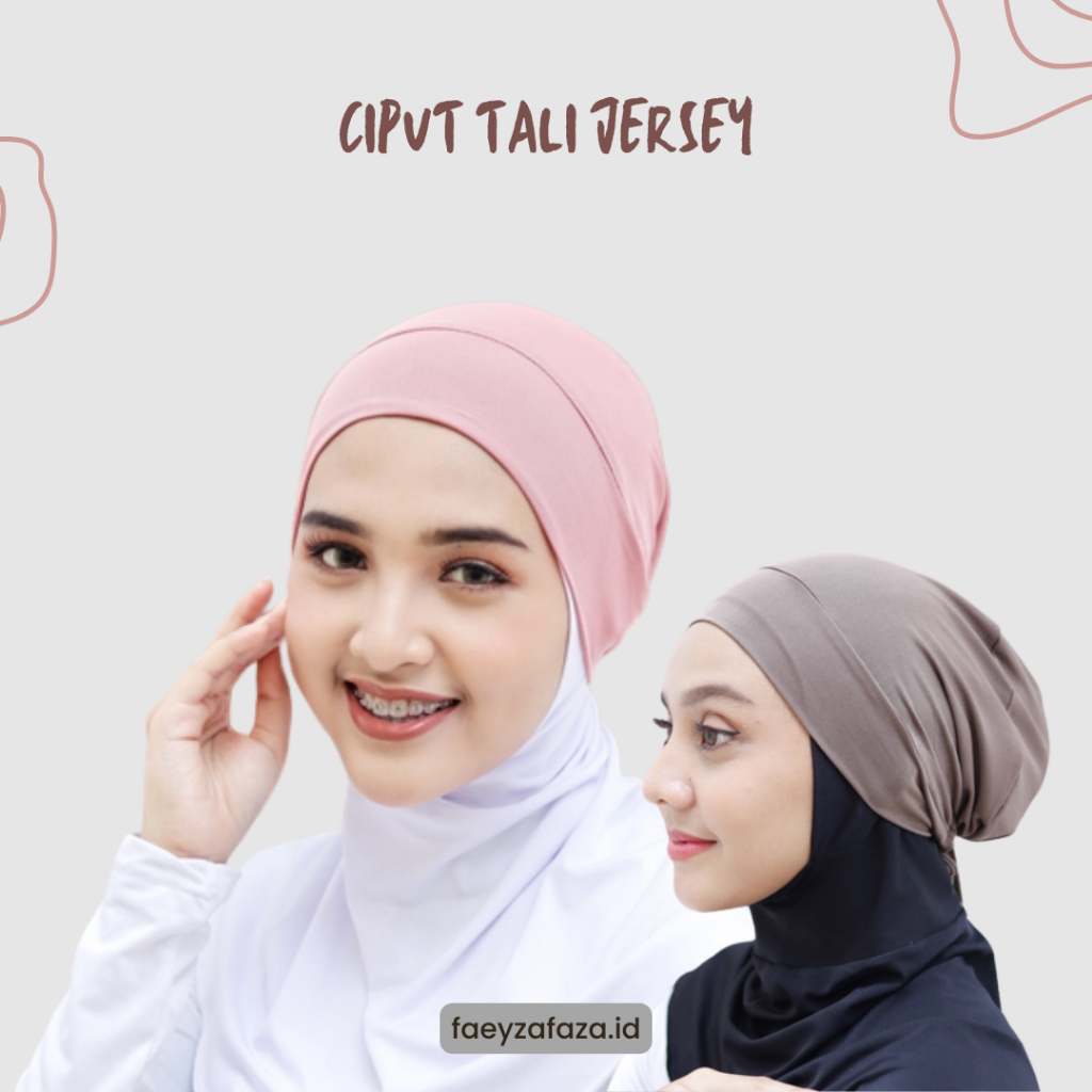Jual Ciput Hijab Bandana Tali Arab Kaos Premium | Shopee Indonesia