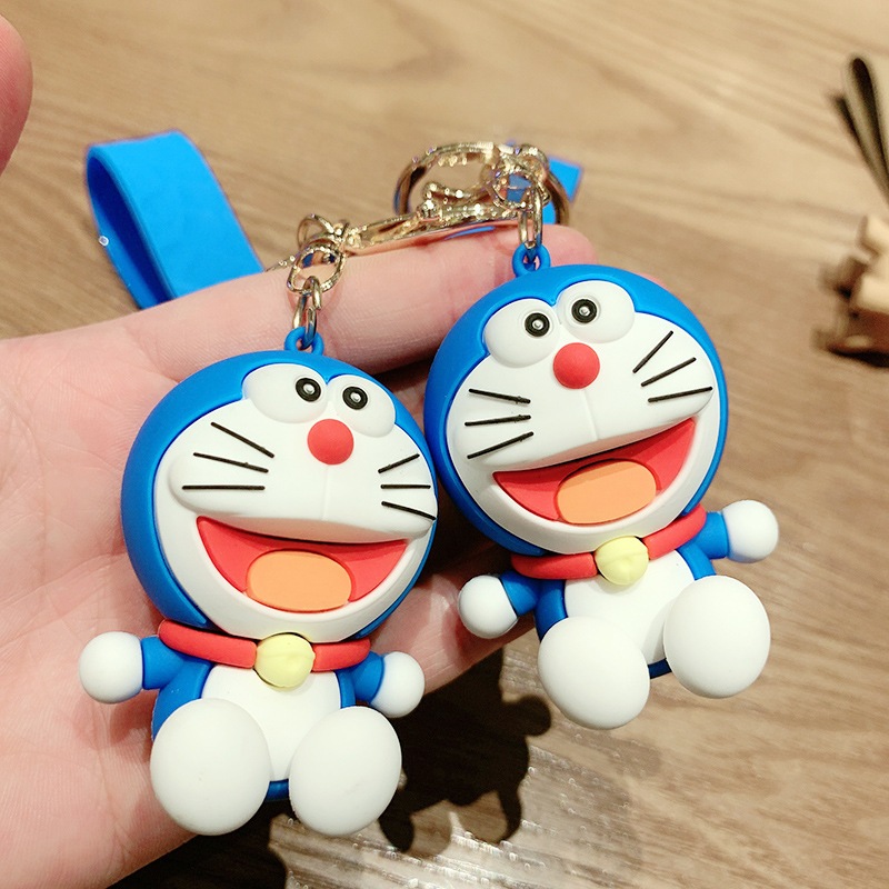 Jual KEY CHAIN HIGH QUALITY GANTUNGAN KUNCI KARAKTER DORAEMON PVC KARET ...