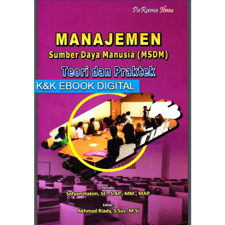 Jual Pdf Buku Manajemen Sumber Daya Manusia Msdm Teori Dan