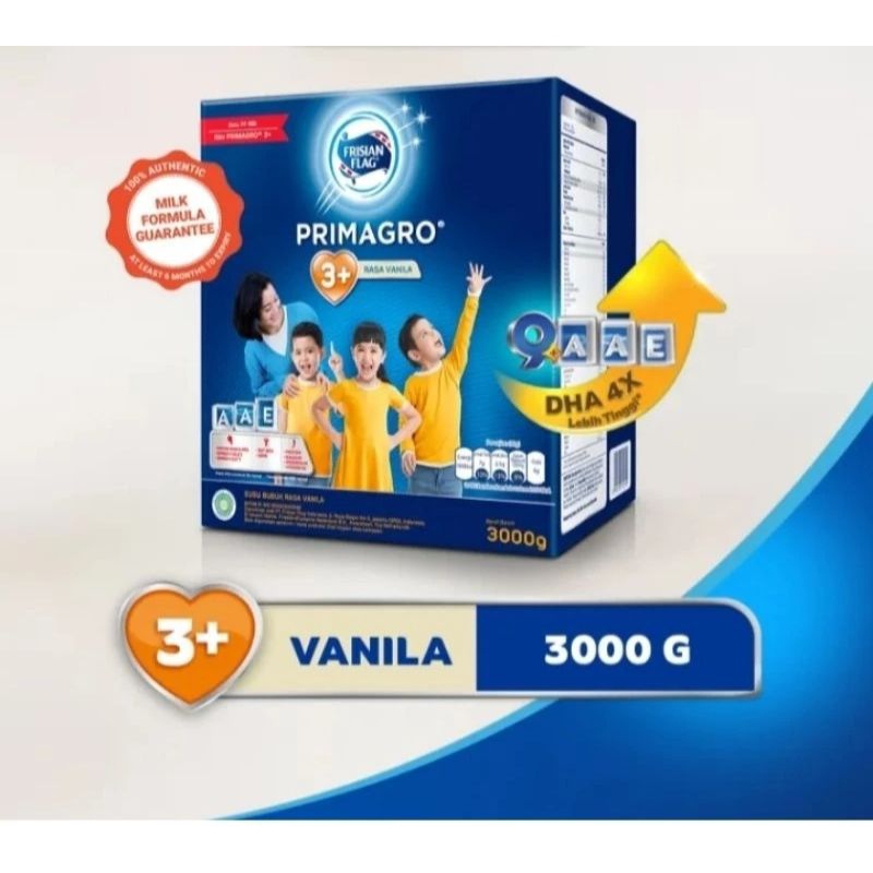 Jual primagro 3+ vanila 3000gr | Shopee Indonesia