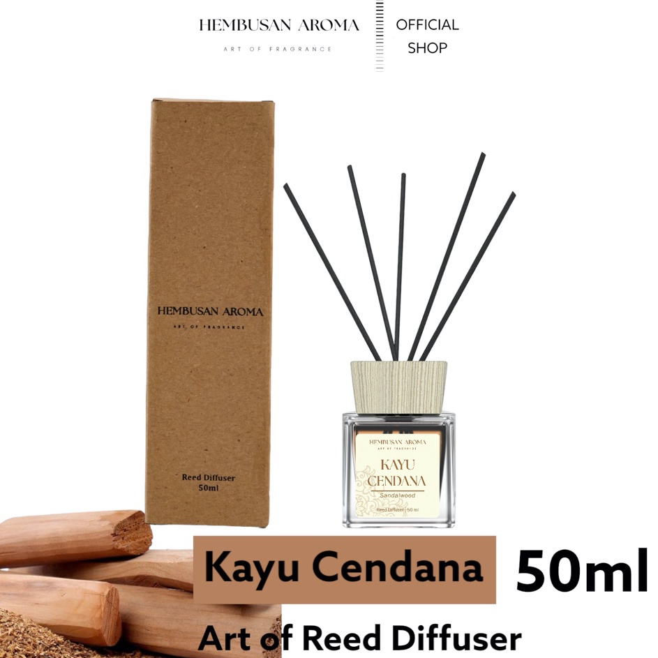 Jual Pilihan Terbaik Hembusan Aroma Reed Diffuser Kayu Cendana ...