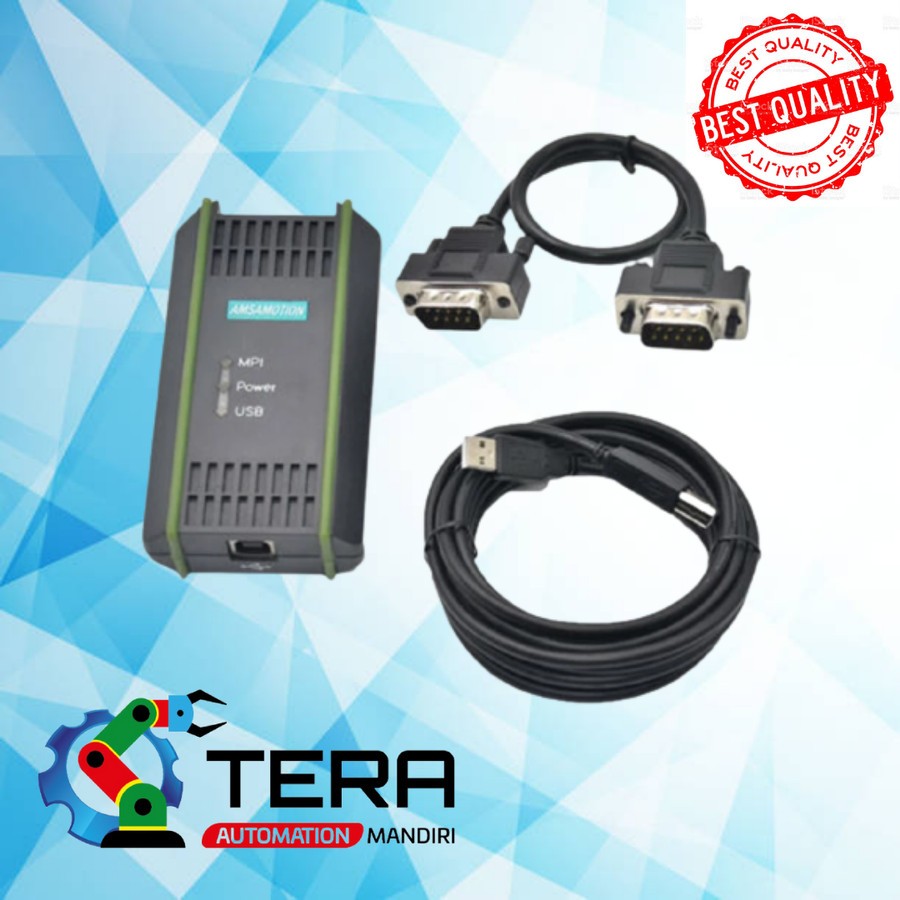Jual USB-MPI PPI DP PLC programming cable SIEMENSS7-200/300/400 2.5m ...