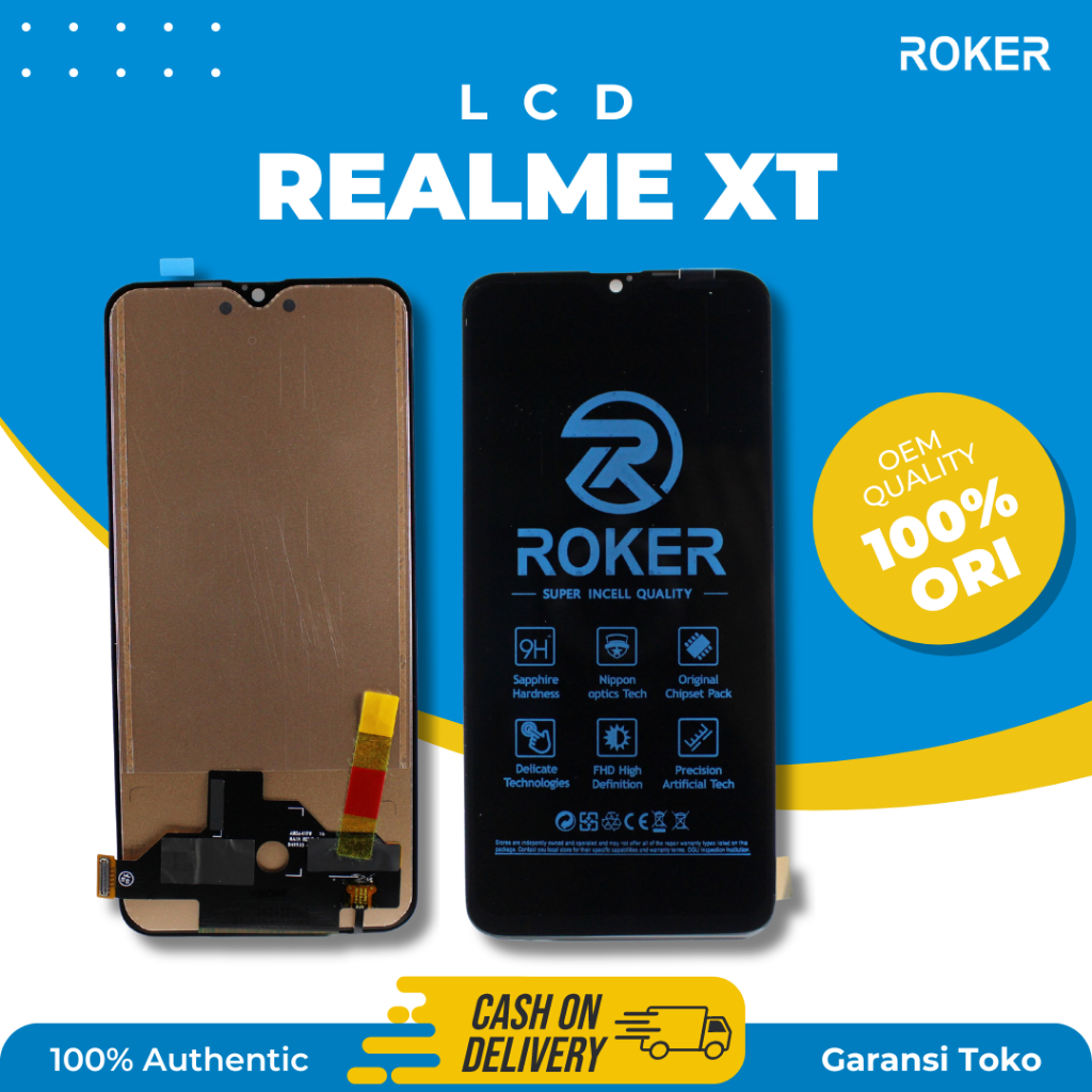 Jual ROKER LCD TOUCHSCREEN REALME XT /X2 / RENO Z /BUKAN OLED FULLSET ...