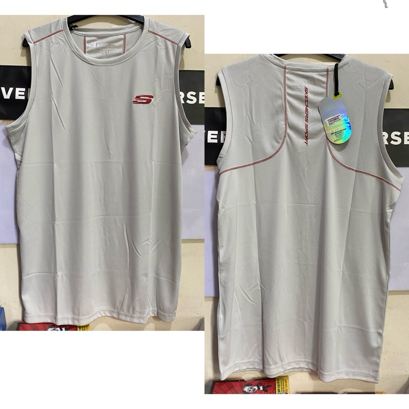 Baju Kaos Olahraga Skechers Original Tshirt Jersey Pria