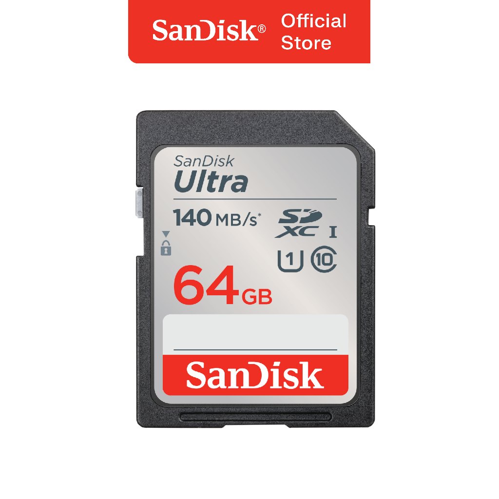Jual SanDisk SDXC Ultra 64GB UHS-I Class 10 (Up to 140MB/s) - DUNB ...