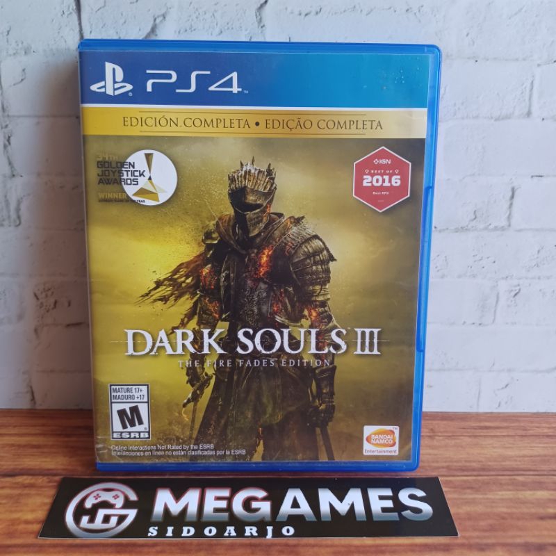 Jual Kaset Bd Ps4 Dark Souls 3 Game Of The Year / Dark Souls III GOTY Second/Bekas Shopee