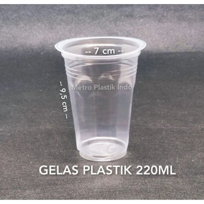 Jual GELAS KOPI 220ml DIAZ GOLD | GELAS PLASTIK KOPI | GELAS KOPI