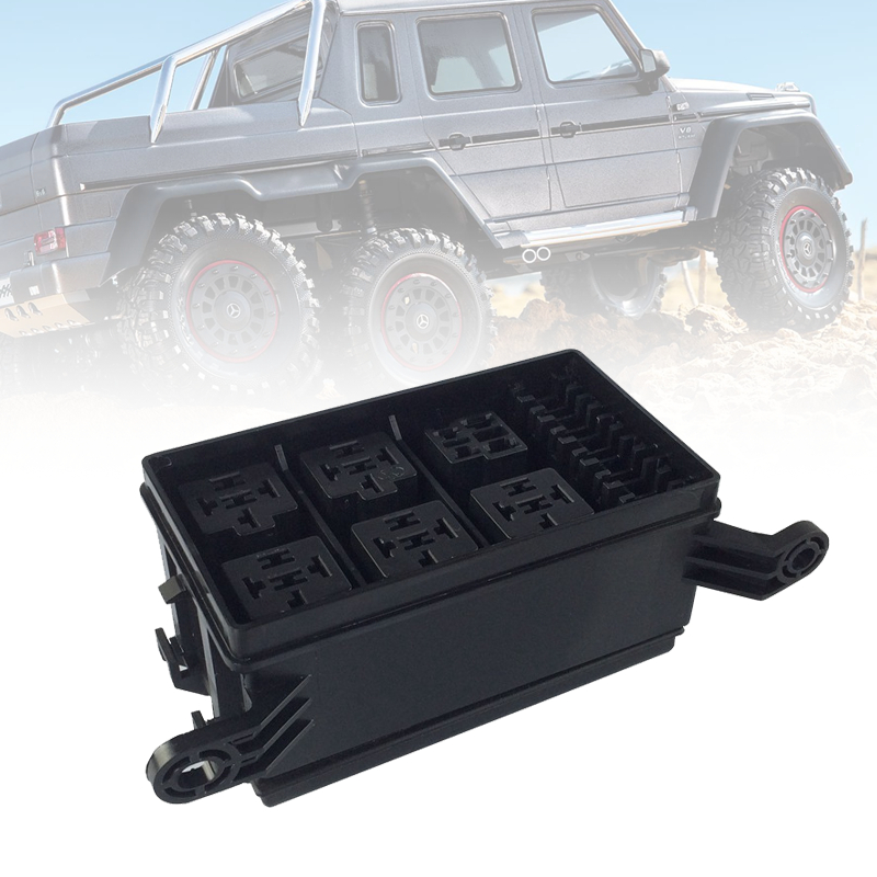 Yctze 6-Way Relay Holder Box Socket voor Auto SUV Off-Road Pickup Truck