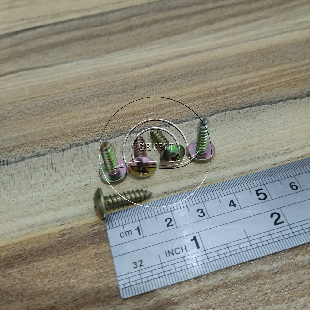 Jual SEKRUP TS JT PANJANG 1,5 CM 1,5CM 8X5/8 SKRUP 8 X 5/8 IN TAB TSAB ...