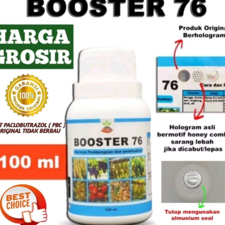 Jual Potongan Spesial Pupuk Booster 76 Organik Pelebat Dan Pembesar ...