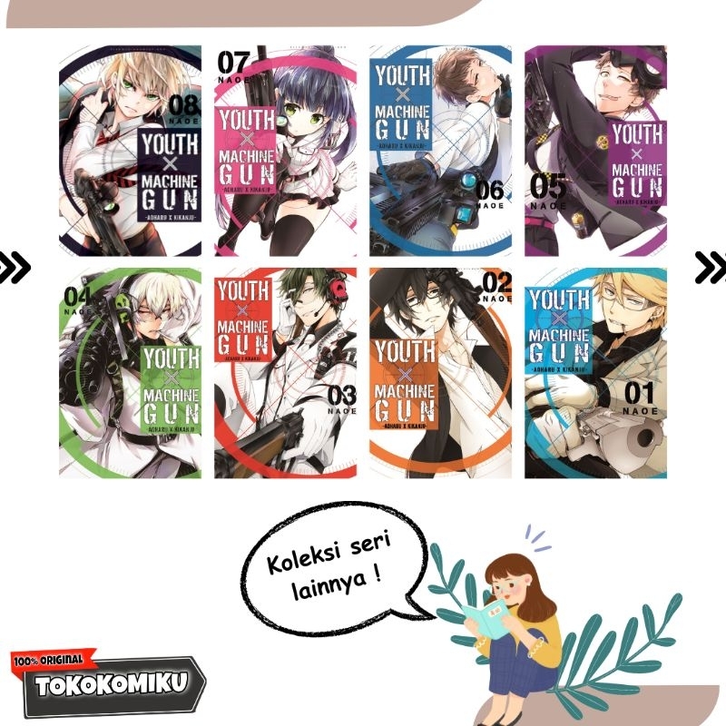 Jual READY Seri Komik Youth x Machinegun / Aoharu x Kikanju - by Naoe ...
