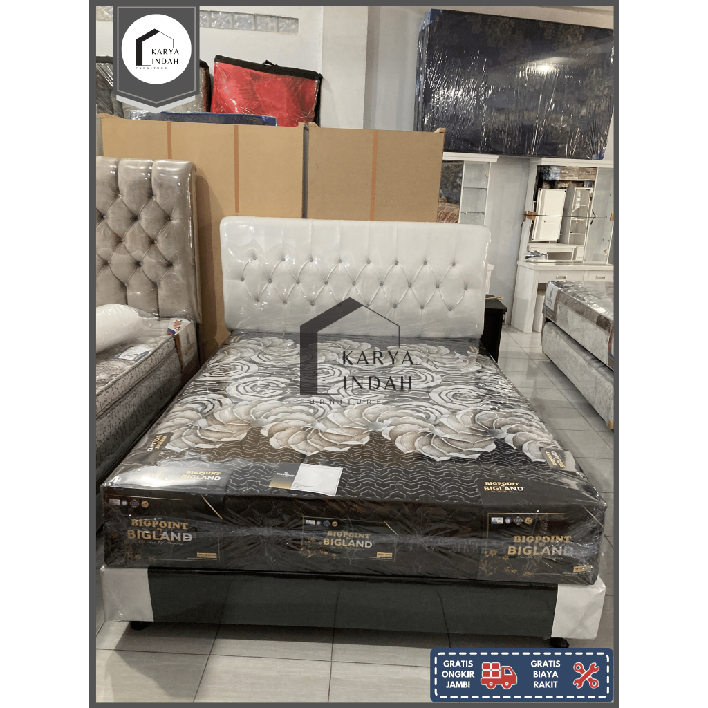 Jual Springbed BIGPOINT SILVER STANDARD BY BIGLAND - Kasur Matrass ...