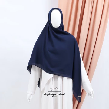Ayunda By Junda Sayda Square Syari Voal Segi Empat Crochet 145x145 Cm