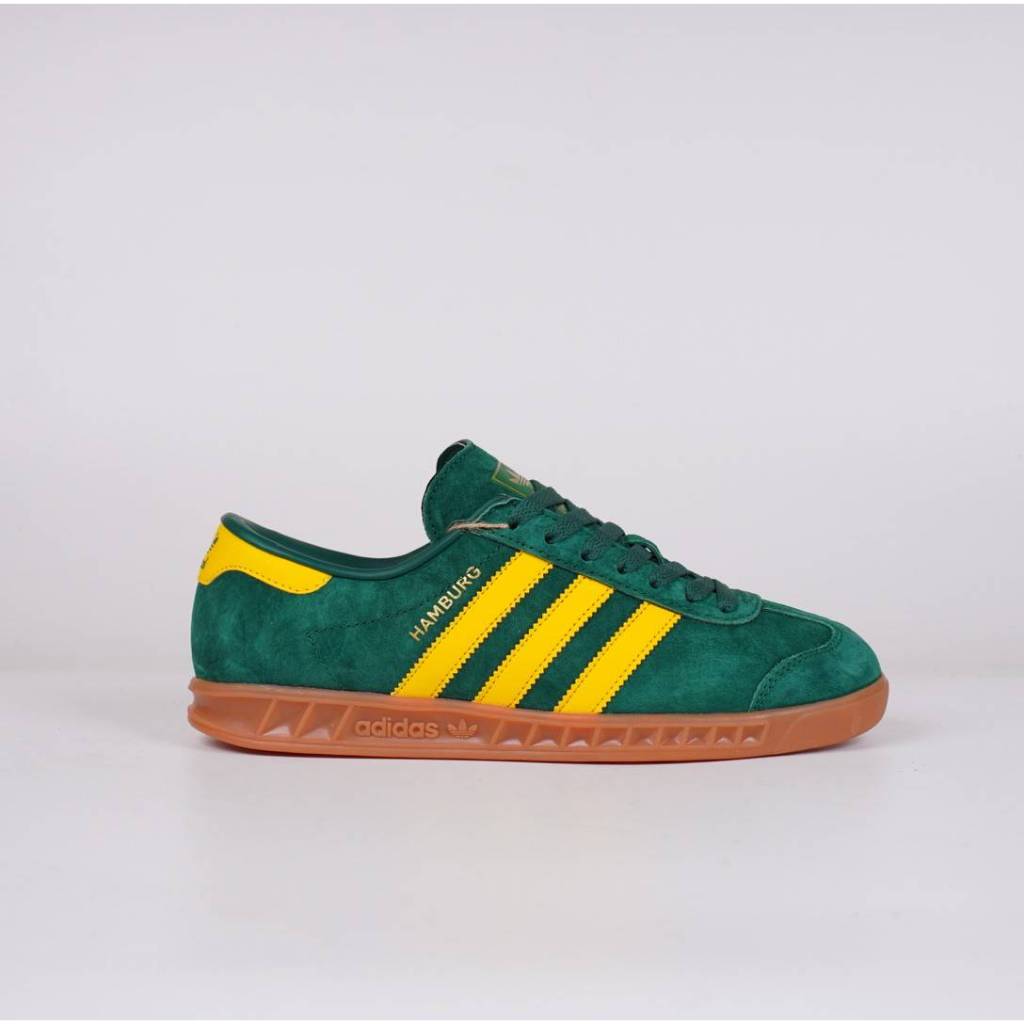 adidas gazelle silver green womens Adidas Hamburg Collegiate Green Gold