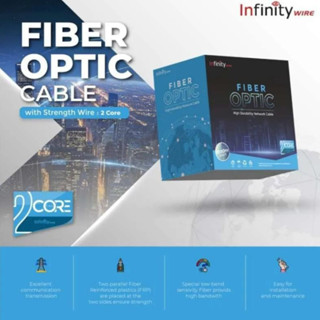 Jual Kabel FO 2 Core INFINITY FTTH Dropcore Infinity 2C 3 Sling 1KM ...