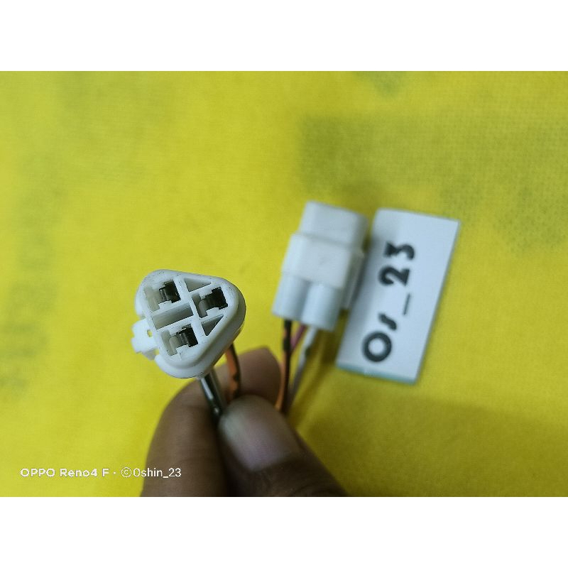 Jual kabel soket DLC 3 pin male soket tiga 3 pin male segitiga include ...