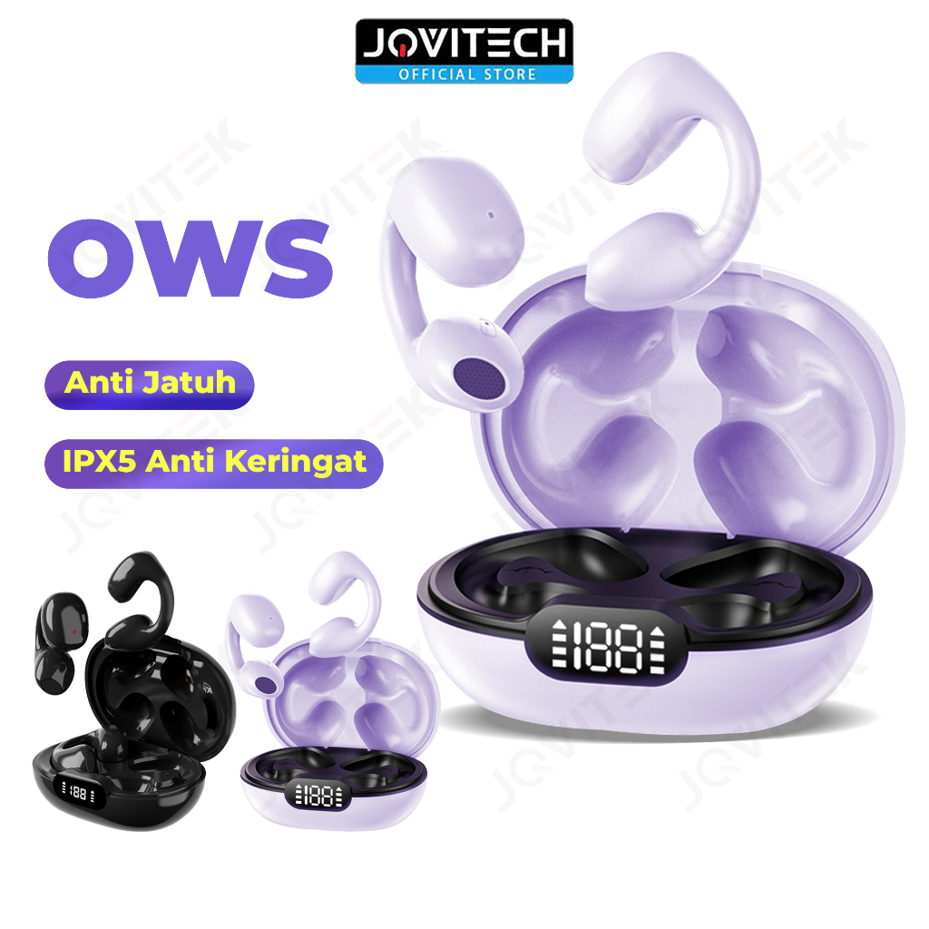 Jual Baru Jovitech Wireless Earbuds Open Ear Sport Headphones Ear Clip Earphone Tws