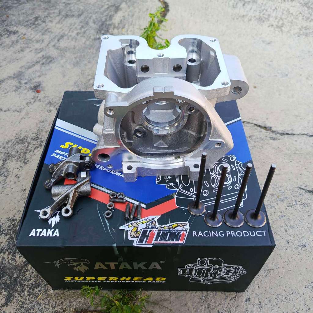 Jual Cylinder Head Ataka Racing Superhead Mx King Vixion Old Nva Nvl ...