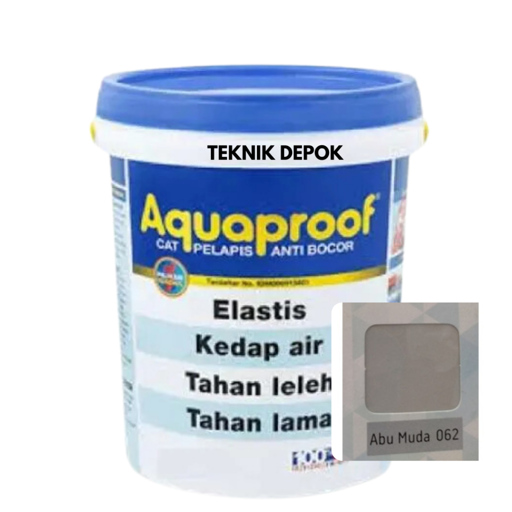 Jual Aquaproof 1 kg 062 Abu-abu Muda Grey Cat Pelapis Anti Bocor Tembok ...