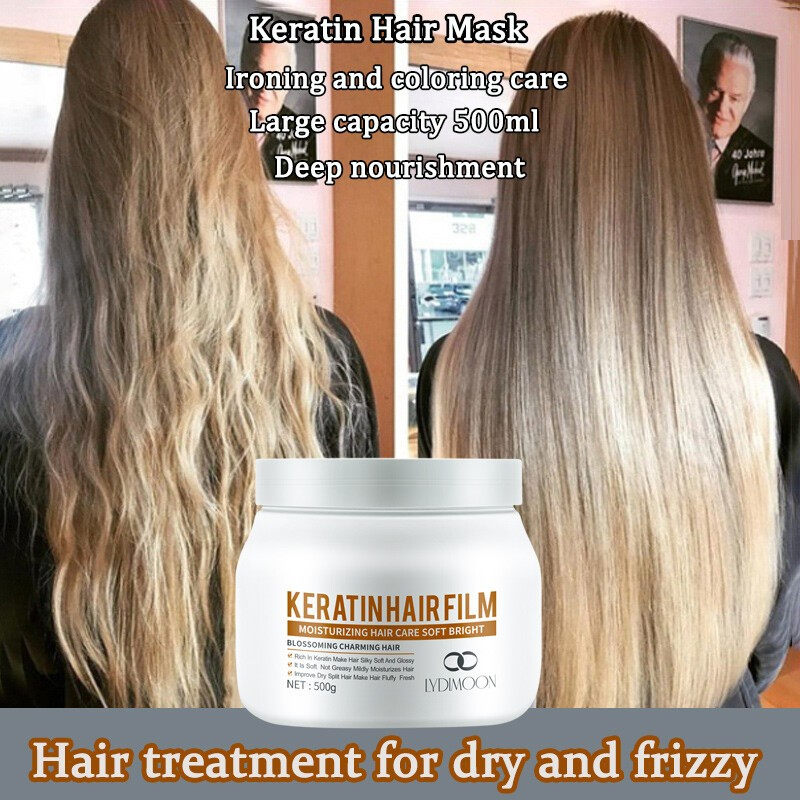 Jual Original LYDIMOON 100% perawatan rambut/Masker rambut keratin 500g ...